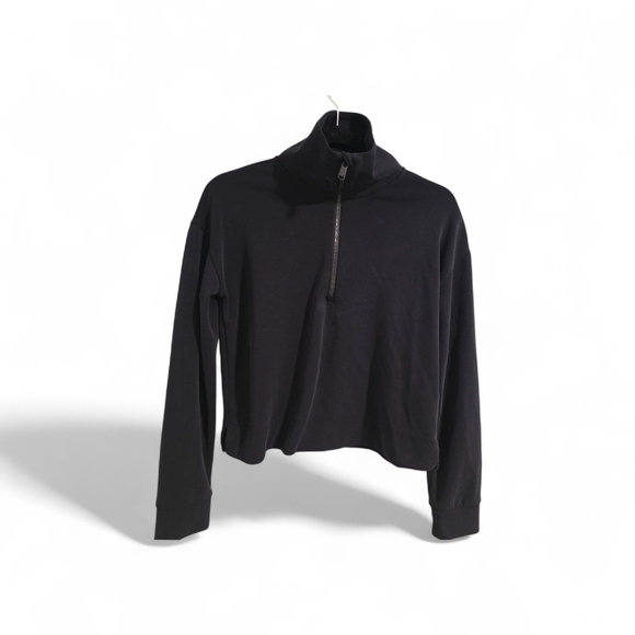 Athleta Jackets & Blazers - Athleta Black 1/4 Zip Up Jacket Xs